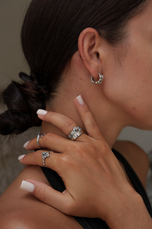 Earrings "Frozen Kiss"