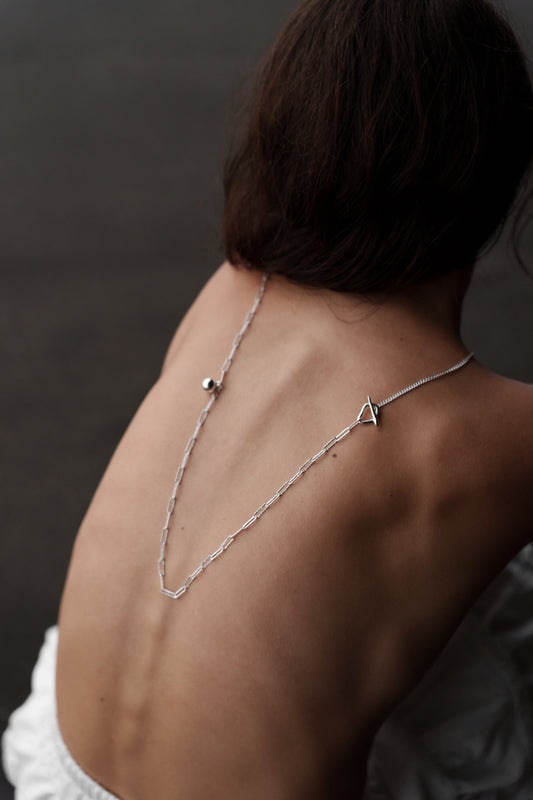 Necklace "Magnetic Trail"