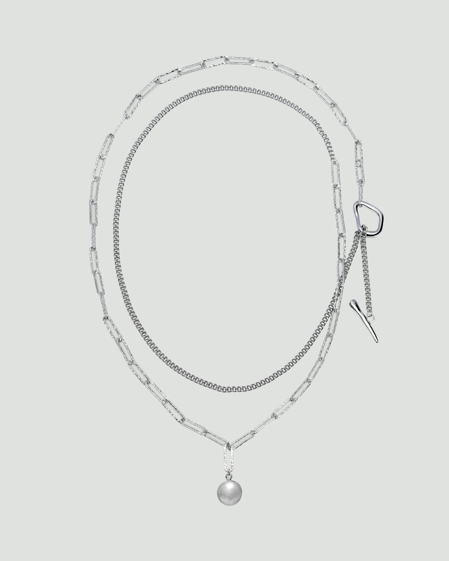 Necklace "Magnetic Trail"