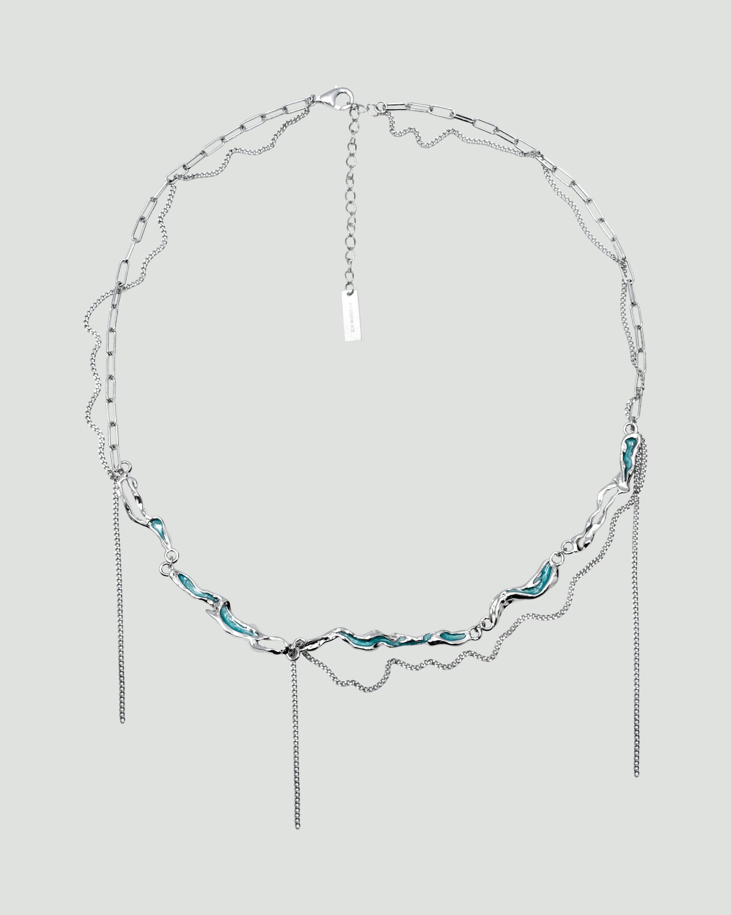 Necklace "Craks in Motion"