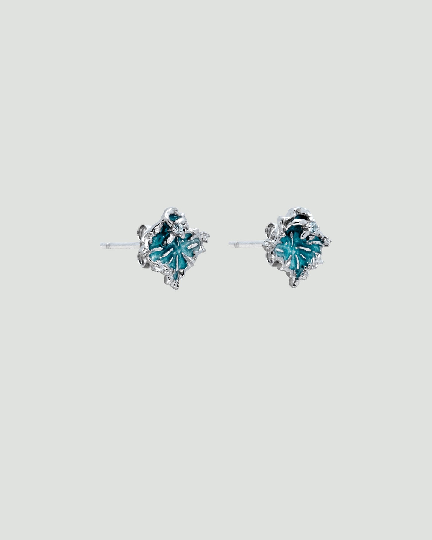 Earrings "Frozen Blossom"