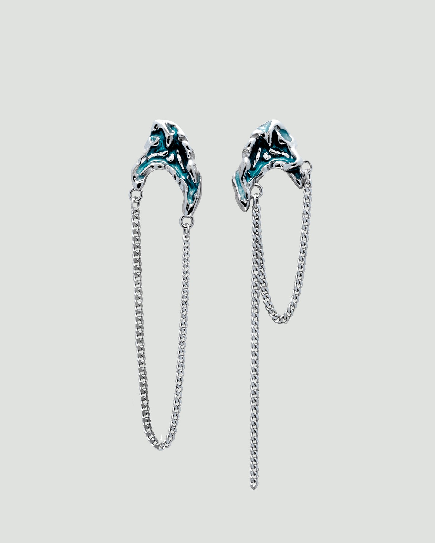 Earrings "Shards of Baikal"