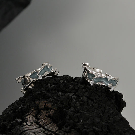 Earrings "Frozen Kiss"