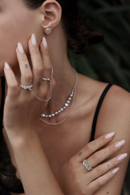 Earrings "Raw Harmony"