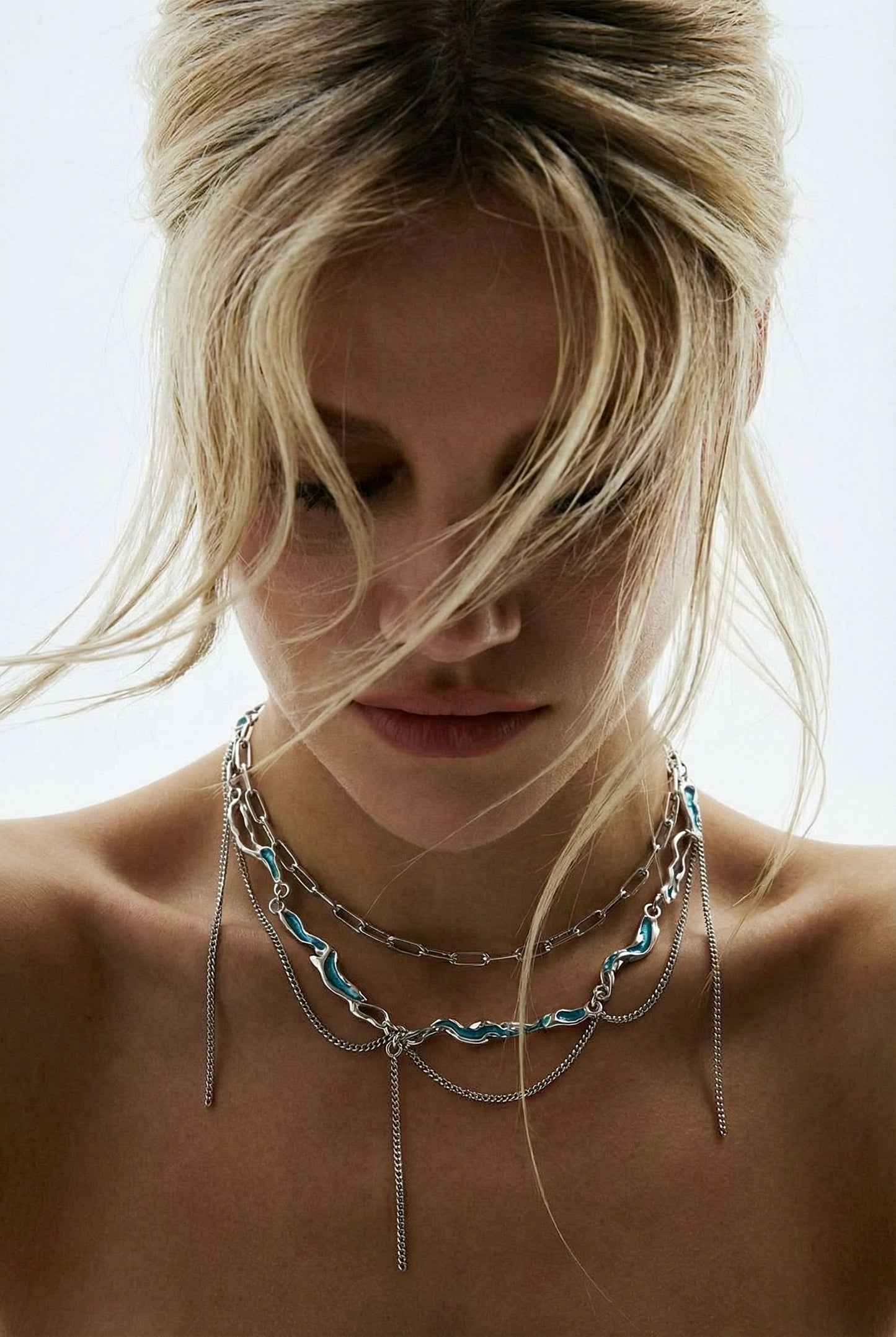 Necklace "Craks in Motion"