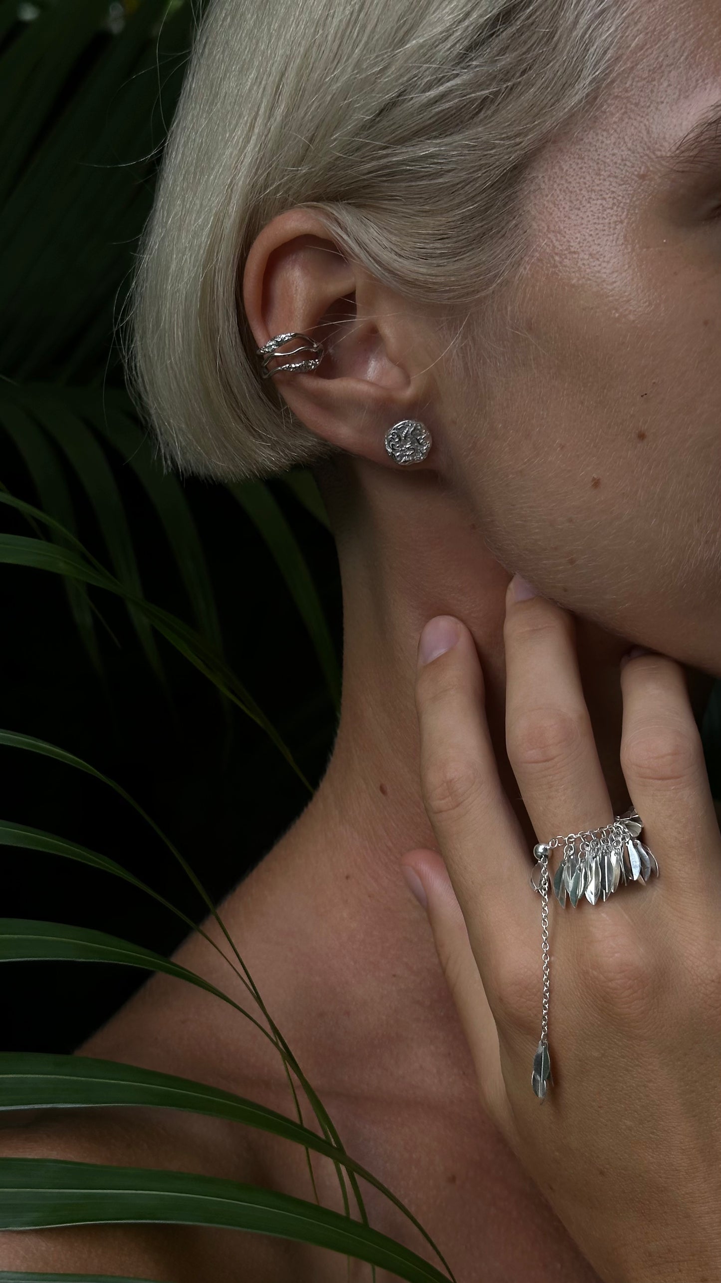 Earrings "Raw Harmony"