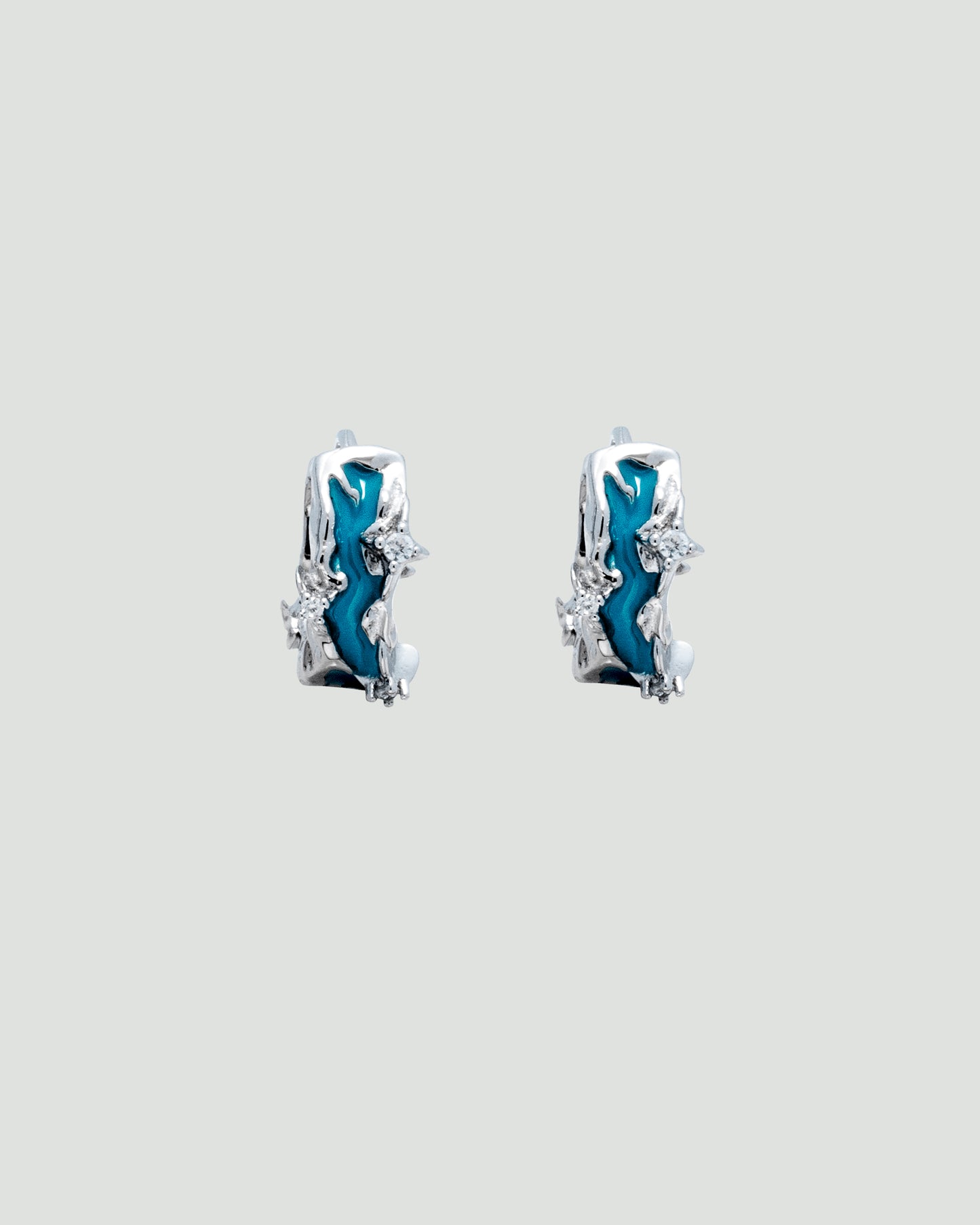 Earrings "Frozen Kiss"
