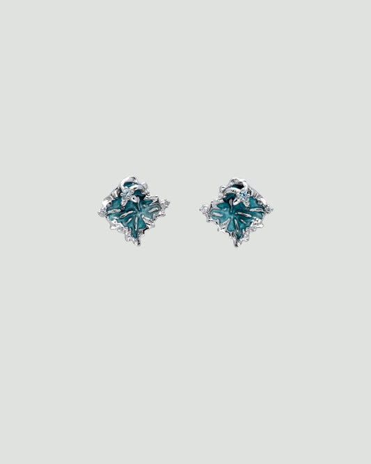 Earrings "Frozen Blossom"