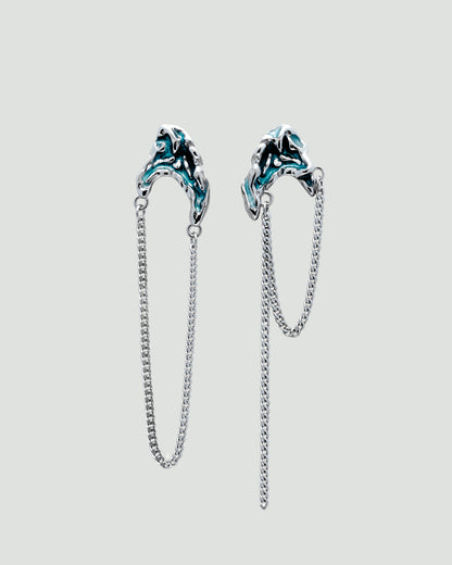 Earrings "Shards of Baikal"