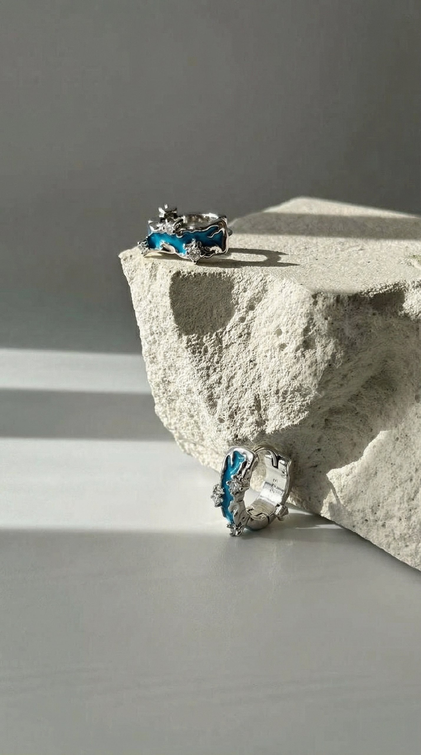 Earrings "Frozen Kiss"