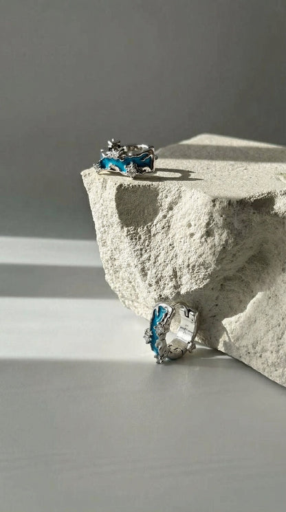 Earrings "Frozen Kiss"