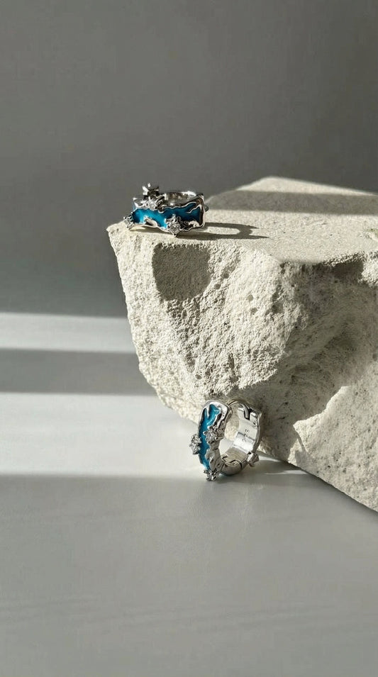 Earrings "Frozen Kiss"