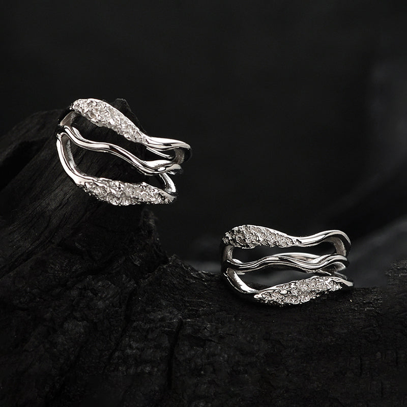 Earring Cuff "Kiss me rough"